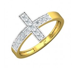 Natural Diamond Ring 0.36 CT / 2.49 gm Gold