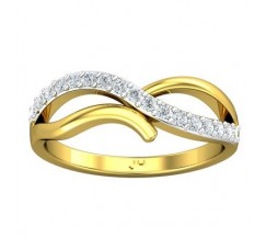 Natural Diamond Ring 0.25 CT / 3.06 gm Gold