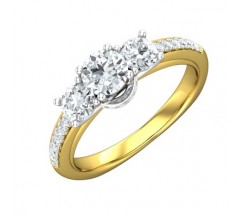 PreSet Natural Solitaire Diamond Ring 1.31 CT / 5.30 gm Gold