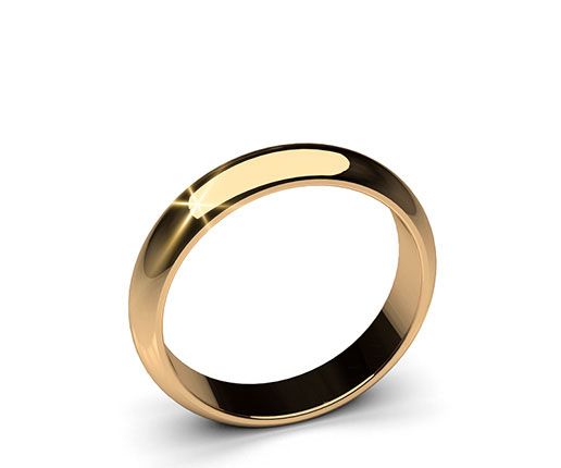 Yellow Gold 10mm Wide Wedding Band Domed Ring for Men and Women — Antique  Jewelry Mall