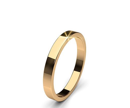 Chunky Gold Band Ring - FrancescaDotJewellery