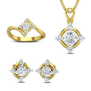 22K Gold Pendant Earring Sets  Rose gold jewelry Gold pendant jewelry  Indian gold jewellery design