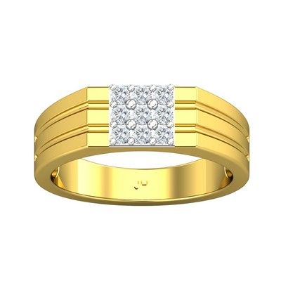 Luxury jewelry manufacturers real 18k white gold hpht / cvd lab grown  diamond wedding ring men at Rs 275000/piece in Surat