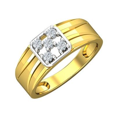 14K .33CTTW DIAMOND MENS RING Diamond Wedding Bands - Men's in Dallas, TX |  Fullers Jewelry